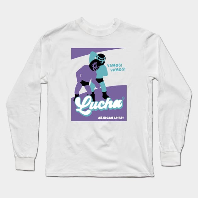 VAMOS!LUCHA LIBRE#4 Long Sleeve T-Shirt by RK58